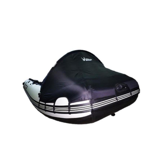 Носовой тент на лодки Polar Bird Merlin (Кречет) (черный, серый, прозрачный)